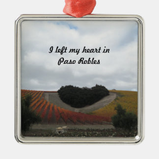 Ornement Carré Argenté Colline de coeur aux domaines de Niner, en automne