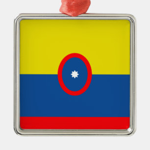 Ornement Carré Argenté Colombie