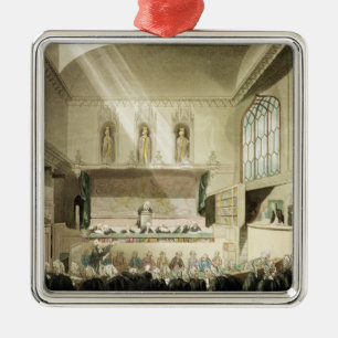 Ornement Carré Argenté Cour de Bench du Roi, Westminster Hall