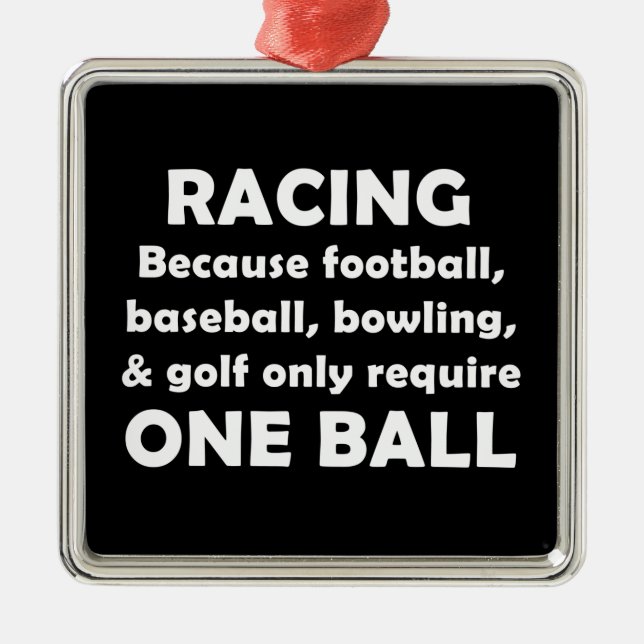 Ornement Carré Argenté Course (Devant)