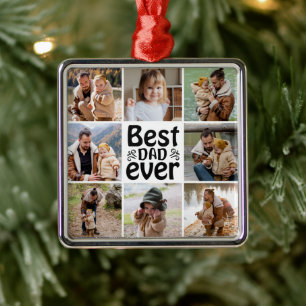 Ornement Carré Argenté Créez votre propre collection de photos 8 Meilleur