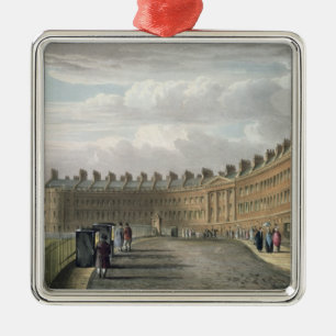Ornement Carré Argenté Croissant de Lansdown, Bath, 1820