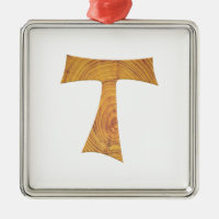 Croix de Tau franciscaine en bois