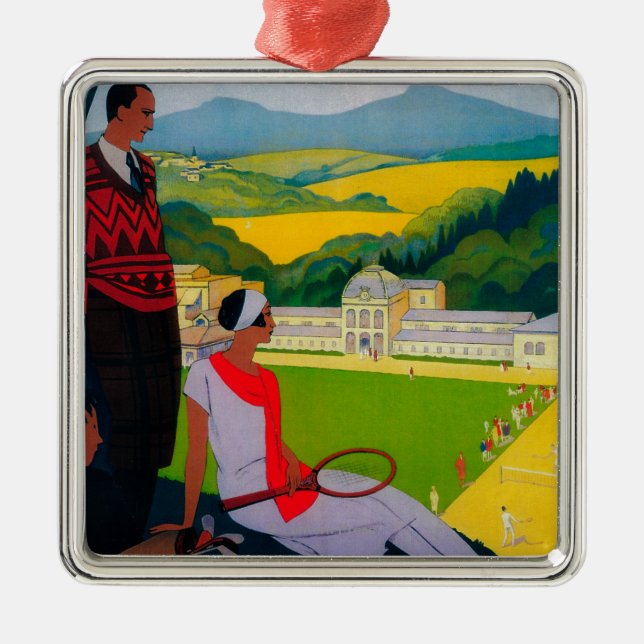 Ornement Carré Argenté Cru PosterEurope de Honore Les Bains (Devant)