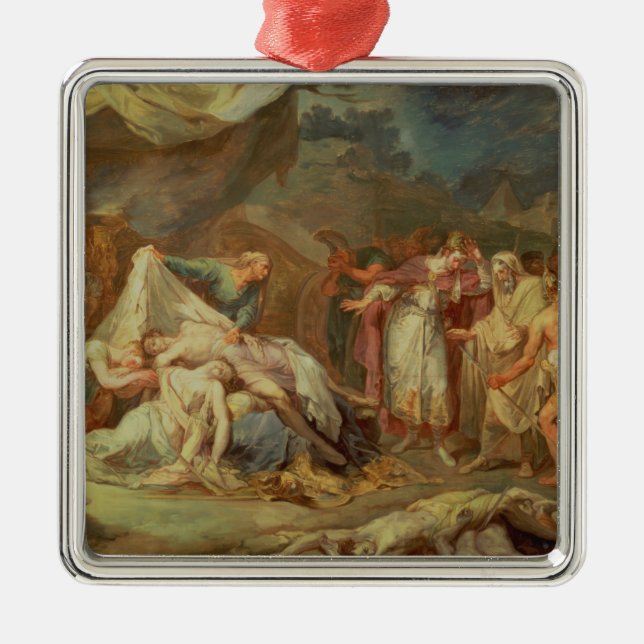 Ornement Carré Argenté Cyrus le grand (Devant)