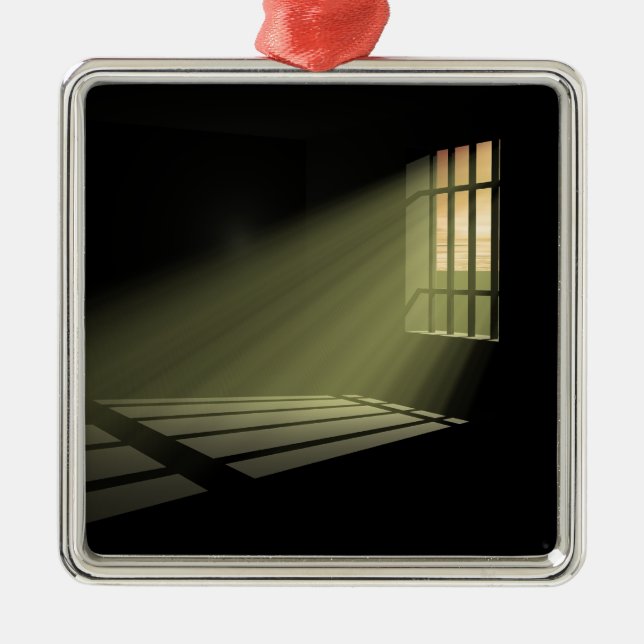 Ornement Carré Argenté Dans 30 jours (Devant)