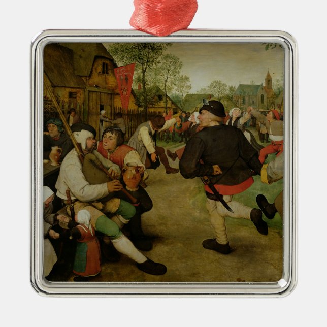 Ornement Carré Argenté Danse rurale, 1568 (Devant)