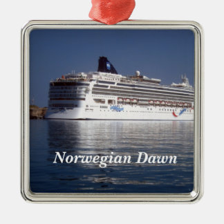 Ornement Carré Argenté Dawn norvégien