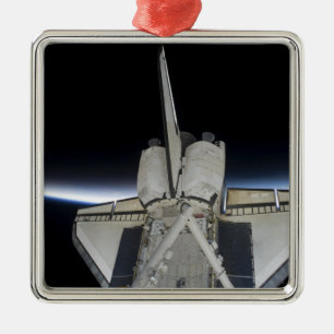 Ornement Carré Argenté Découverte de navette spatiale 6