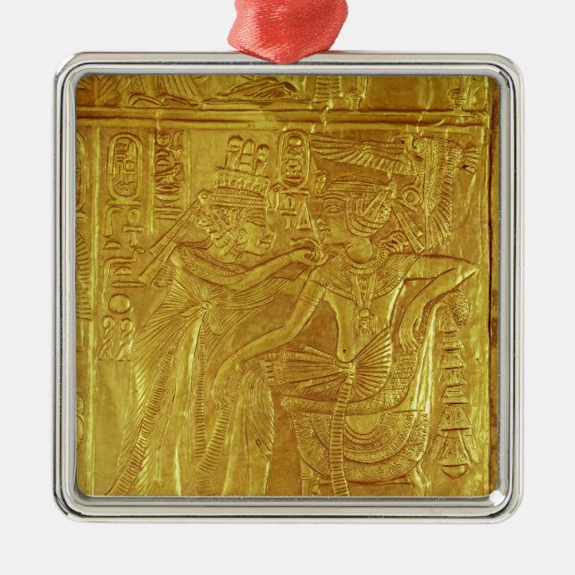 Ornement Carré Argenté Détail du tombeau d'or (Devant)