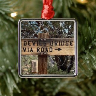 Ornement Carré Argenté Devils Bridge Sedona Arizona