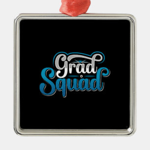 Ornement Carré Argenté Don de l'enseignant   Glad Squad