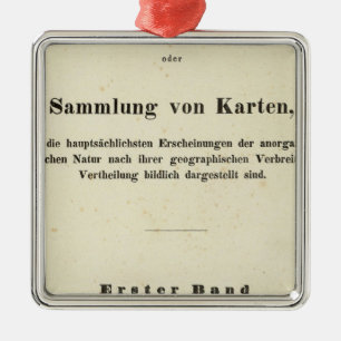 Ornement Carré Argenté Dr. Heinrich Berghaus de page titre