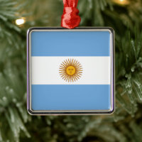Drapeau de l'ornement en céramique argentin