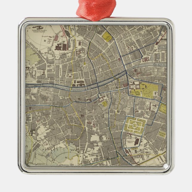 Ornement Carré Argenté Dublin 2 (Devant)