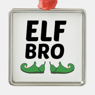 ORNEMENT CARRÉ ARGENTÉ ELF BRO