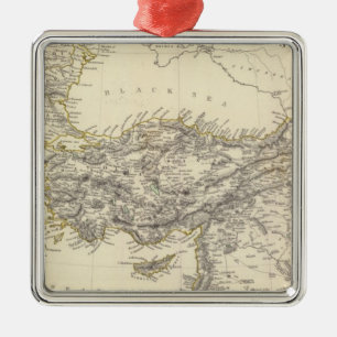 Ornement Carré Argenté Empire turc, Grèce