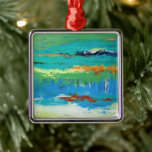 Ornement Carré Argenté En outre<br><div class="desc">De plus,  par Janet Bothne. | 141463FN</div>