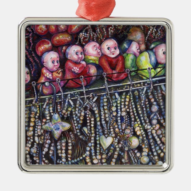 Ornement Carré Argenté Épitomiser (Devant)