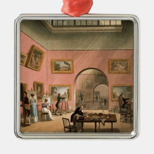 Ornement Carré Argenté Établissement britannique, mail de cercueil