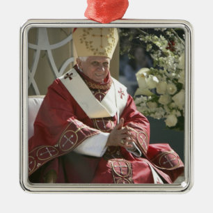 Ornement Carré Argenté États-Unis, Washington, D.C. Pope Benoît