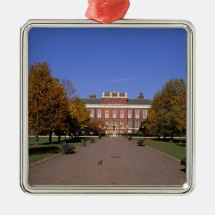 Ornement Carré Argenté Europe, Angleterre, Londres. Palais de Kensington