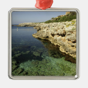 Ornement Carré Argenté Europe, Espagne, Minorque (aussi appelée Menorca),