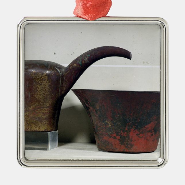 Ornement Carré Argenté Ewer et bassin (cuivre) (Devant)