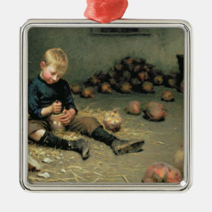 Ornement Carré Argenté Fabrication des lanternes