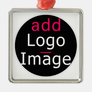 Ornement Carré Argenté Festive professionnelle tendance