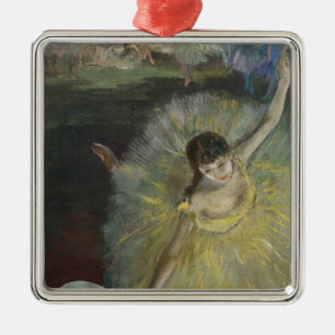 Ornement Carré Argenté Fin d'Edgar Degas   d'un arabesque, 1877