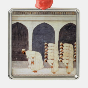 Ornement Carré Argenté Folio.38a un prince de nabab dans une mosquée