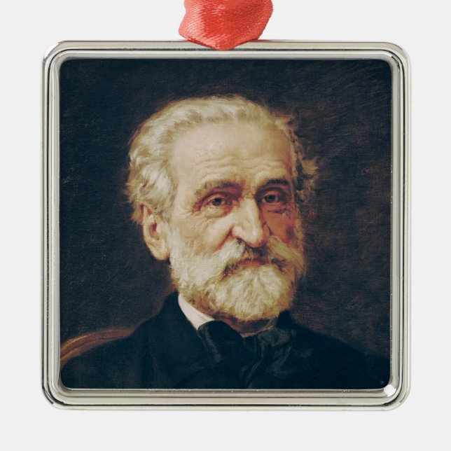 Ornement Carré Argenté Giuseppe Verdi (Devant)