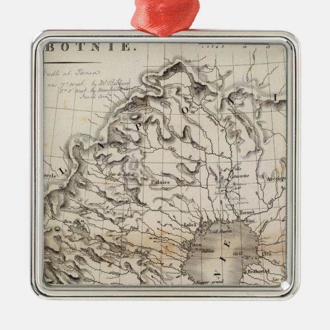 Ornement Carré Argenté Golfe de Botnie (Devant)