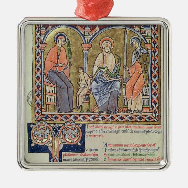 Ornement Carré Argenté Grammaire, dialecte et rhétorique de 'Satyricon (Devant)