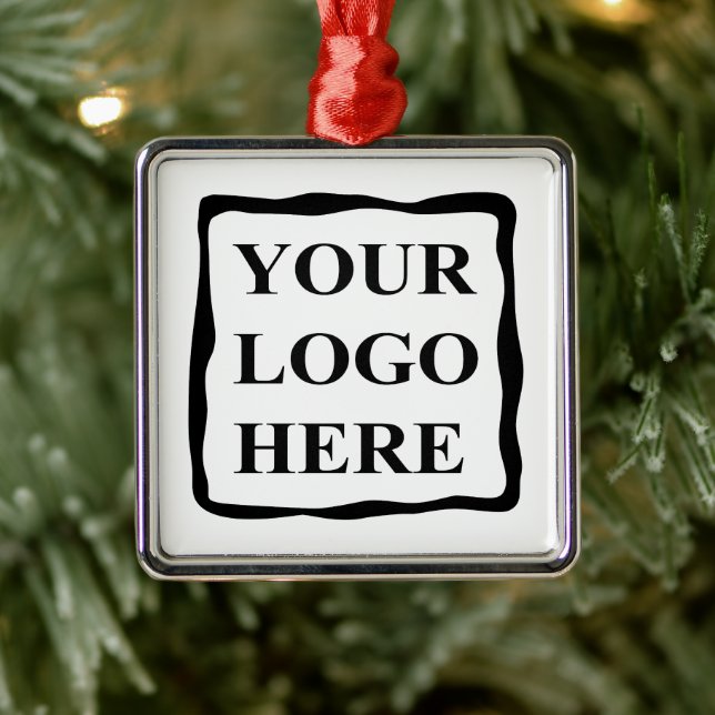 Ornement Carré Argenté Grand-mère Anniversaire Cadeau personnalisé (Arbre)