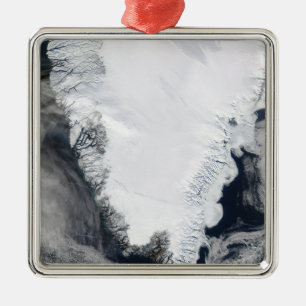 Ornement Carré Argenté Groenland