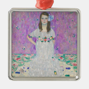 Ornement Carré Argenté Gustav Klimt - Mada Primavesi