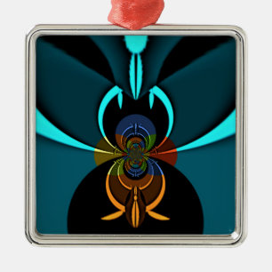 Ornement Carré Argenté Haloween Special Hakuna Matata