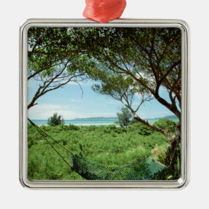 Ornement Carré Argenté Hamac