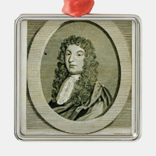 Ornement Carré Argenté Henry Purcell,