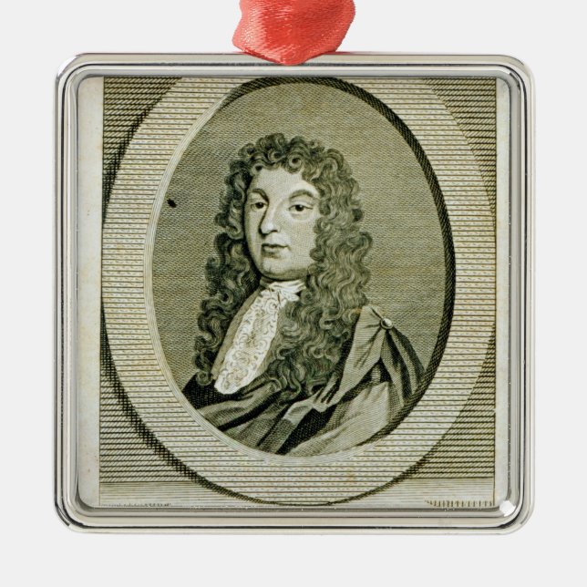 Ornement Carré Argenté Henry Purcell, (Devant)