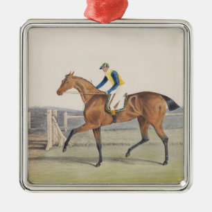 Ornement Carré Argenté Hippocampe britannique (La Duchesse)