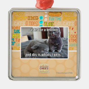 Ornement Carré Argenté I demande un frère