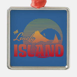 Ornement Carré Argenté Île de Dookie - couleur