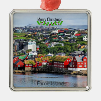 Ornement Carré Argenté Îles Féroé (Torshavn)