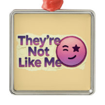 Ils ne sont pas comme moi Emoji clin d'œil drôle