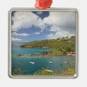 Ornement Carré Argenté INDIENS OCCIDENTAUX FRANÇAIS (FWI), Guadaloupe, B