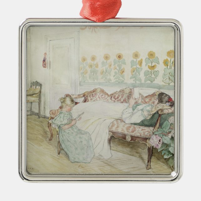 Ornement Carré Argenté Intérieur, 1898 (Devant)