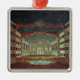 Ornement Carré Argenté Intérieur du théâtre de San Samuele, Venise